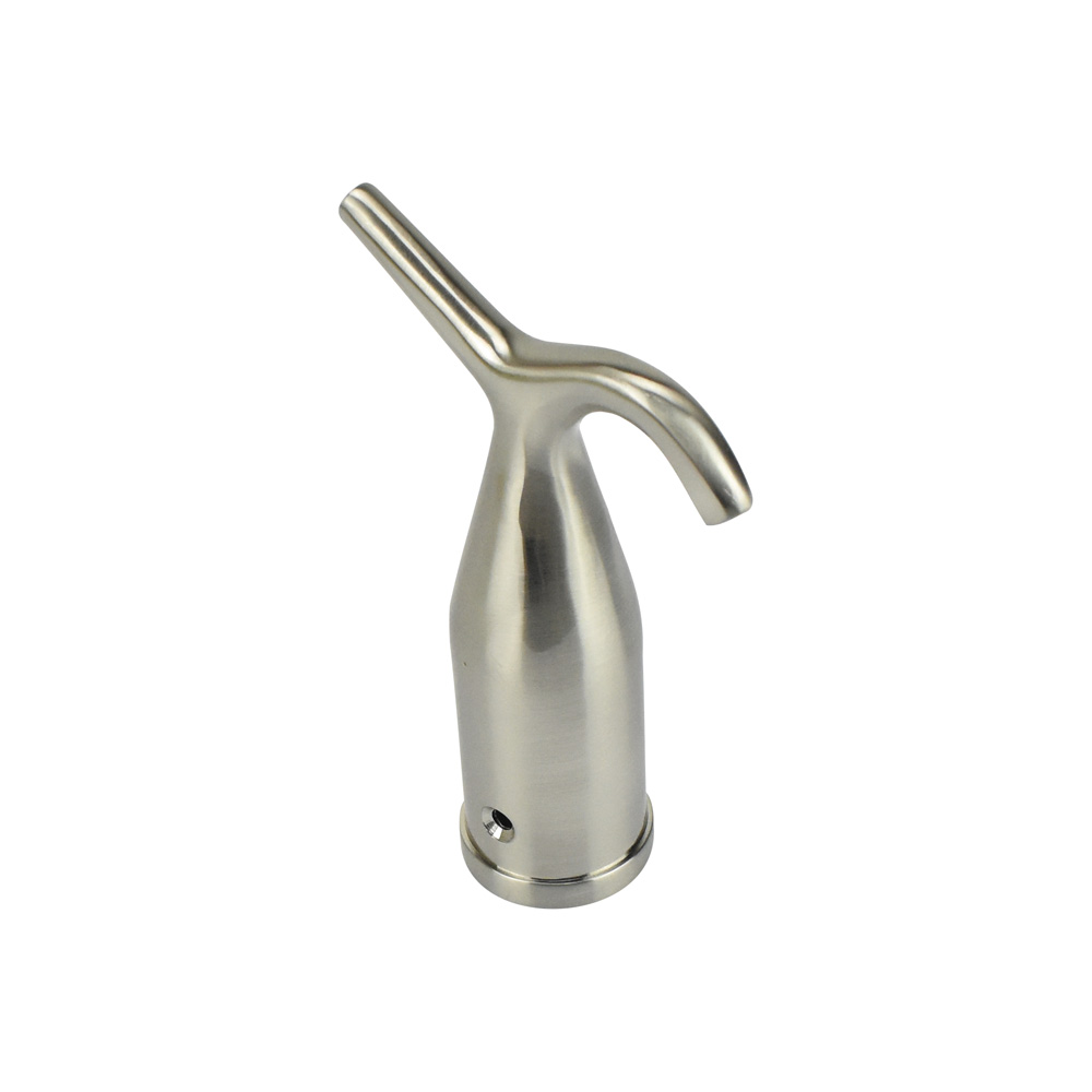 Sash Heritage Pole Hook - Satin Nickel